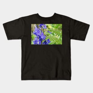 Bluebells in the Ferns Kids T-Shirt